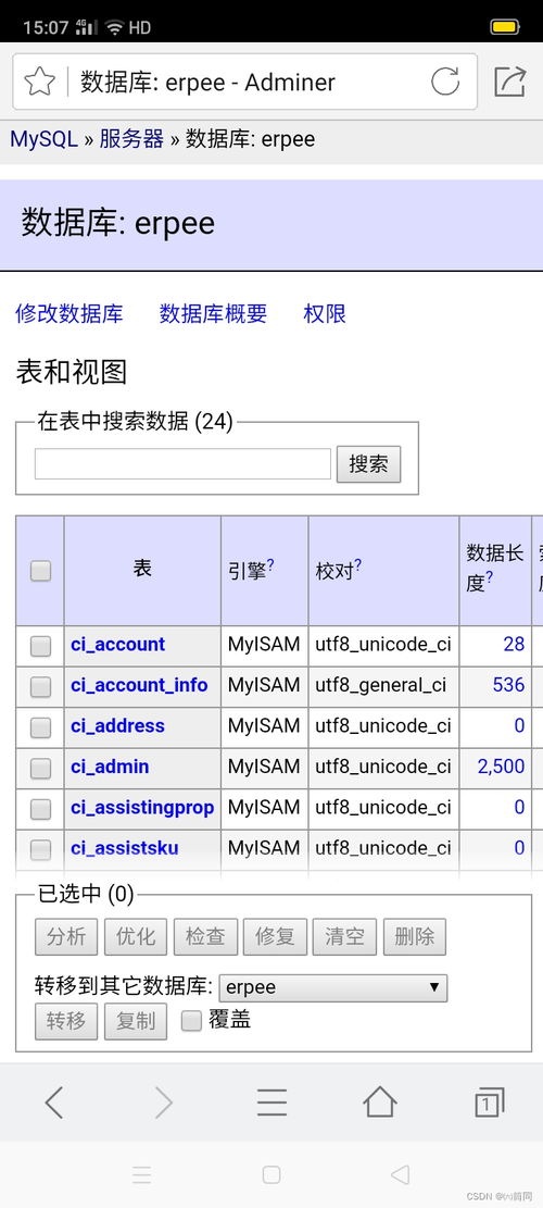 adminer手機版電腦版 數據庫管理系統